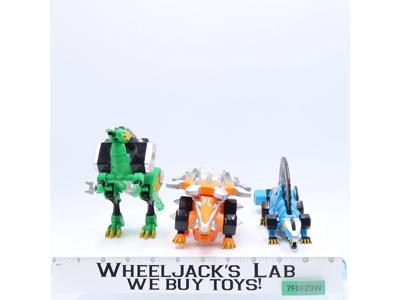 Dino Thunder Abaranger Parasaur Ankylo Dimetro 3 pc Zord Power Rangers Bandai
