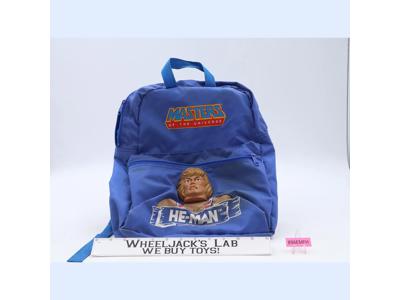 He-man Backpack Book Bag Masters of the Universe MOTU 1984 Mattel Vintage