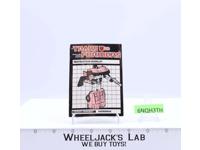 Overdrive Action Figure Instruction Manual Booklet 1984 G1 Transformers