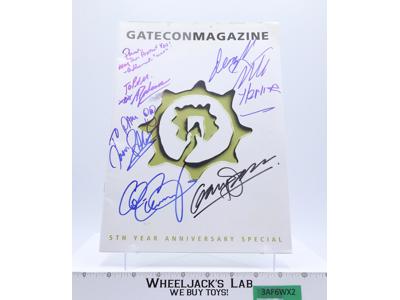Gatecon Magazine 5th Anniversary 2004 Stargate CAST SIGNED 14 Autographs