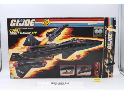 Cobra Night Raven S3P W/Strato-Viper Complete W/Box & Insert GI Joe 1986 Hasbro
