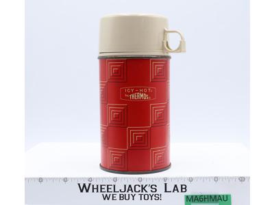No. 2810 Icy-Hot Geometric Pattern 8oz Thermos Mug by Thermos Brand Vintage