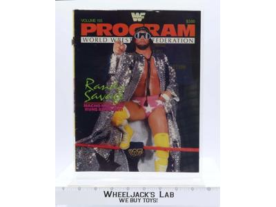 WWF Program Vol. 155 Randy Savage Hulk Hogan Magazine Catalog Vintage 1988