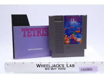 Tetris w/ Instruction Manual Nintendo Entertainment System NES 1989 Tested