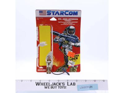 PFC. John Jefferson 100% Complete W/Cardback Starcom 1986 Coleco Vintage