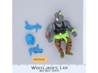 Machine Gunnin' Rocksteady Complete Teenage Mutant Ninja Turtle 1991 Playmates