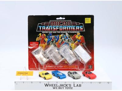 Race Car Patrol 100% Complete W/Cardback + BUBBLE Vintage 1989 G1 Transformers
