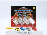 Race Car Patrol 100% Complete W/Cardback + BUBBLE Vintage 1989 G1 Transformers