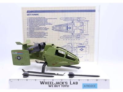 Sky Hawk 100% Complete 1984 G.I. Joe Hasbro Vintage Action Figure Vehicle