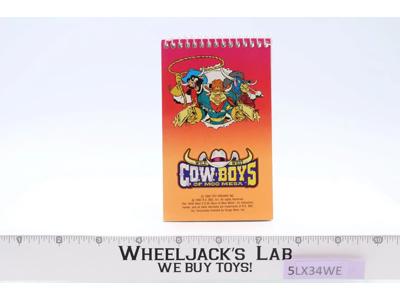 Cowboys of Moo Mesa Notepad Notebook 1992 Toy Dreams