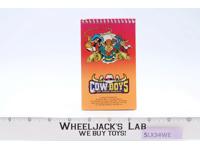 Cowboys of Moo Mesa Notepad Notebook 1992 Toy Dreams