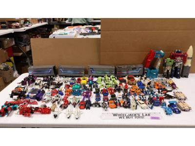 Lot of 100+ G1 Transformers 1980's Hasbro Vintage Action Figures