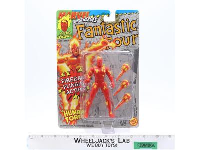 Human Torch Marvel Super Heroes Cosmic Defenders Fantastic Four MOSC 1992 ToyBiz