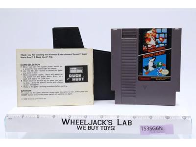 Super Mario Bros Duck Hunt w/ Manual Nintendo Entertainment System NES 1988