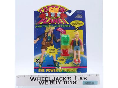 Captain Planet Linka Planeteer with Eco Commands 1991 Tiger Toys NEW MOSC SEALED
