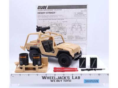 Desert Striker Complete G.I. Joe Desert Patrol 2001 Hasbro Action Figure Vehicle
