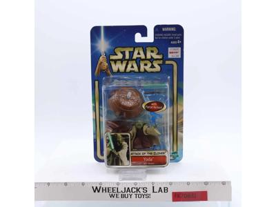 Yoda Jedi Master Star Wars Attack of the Clones 2002 Hasbro NEW SEALED