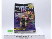 Cutthroat 100% Complete W/CARDBACK & BUBBLE UNPUNCHED 1987 G1 Transformers