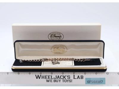 101 Dalmatians Sterling Silver Charm Bracelet 1992 Disney Store NEW 4430/5000