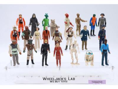 Lot of 23 (#4) Star Wars 1970s-1980s Kenner Vintage Action Figures