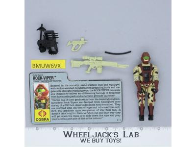 Rock-Viper V1 100% Complete G.I. Joe 1990 Hasbro Vintage Action Figure