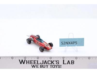 Indy Eagle Grand Prix Red Hot Wheels 1969 Redline Mattel Vintage RL