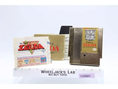 The Legend of Zelda Nintendo Entertainment System NES Gold 1987 Tested Game