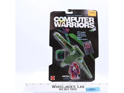 Asynk Evil Booby-Trapper Computer Warriors 1989 Mattel Action Figure NEW SEALED