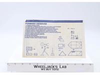Forward Observer 1985 ORIGINAL Instructions Blueprints G.I. Joe