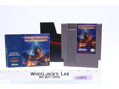 Iron Sword Wizards & Warriors II w/Manual Nintendo Entertainment System NES 1988