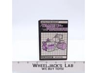 Reflector Action Figure Instruction Manual Booklet 1985 Hasbro G1 Transformers