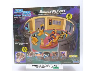 Bridge Playset Complete Star Trek Next Generation 1993 Playmates Action Figure
