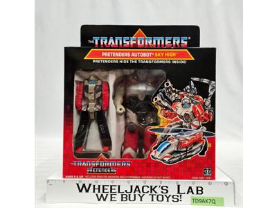 Pretender Sky High 100% Complete W/BOX & INSERT 1988 G1 Transformers Hasbro