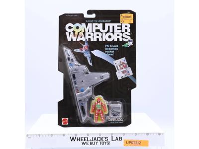 Debugg Super-Sleuth Computer Warriors 1989 Mattel Action Figure NEW SEALED