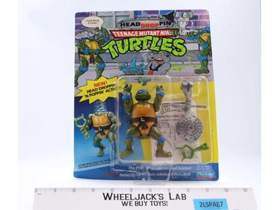 Head Droppin' Leo Teenage Mutant Ninja Turtle TMNT Playmates NEW MOSC SEALED