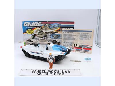 Avalanche Snow Tank W/ Cold Front GI Joe 1990 Hasbro Action Figure Vehicle