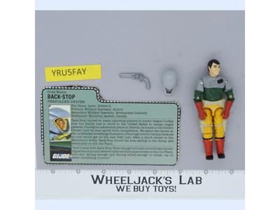Backstop V1 100% Complete G.I. Joe 1987 Hasbro Vintage Action Figure