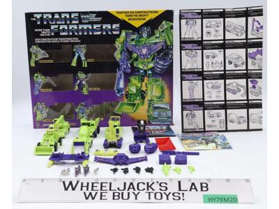 Devastator 100% Complete W/Box 1985 Vintage Hasbro G1 Transformers Figure NM