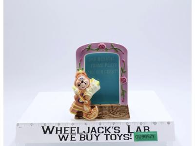 Cogsworth Lumiere Musical Ceramic Picture Frame Beauty and the Beast Disney NEW