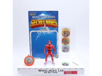 Daredevil Secret Wars Marvel Super Heroes 100% Complete 1984 Figure VTG w/ Card