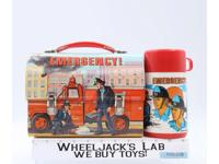 Emergency TV Show Metal Dome Lunch Box 70s Aladdin Industries Vintage W/Thermos