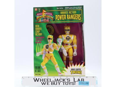 Karate Action Yellow Ranger Mighty Morphin Power Rangers 1994 Bandai NEW SEALED