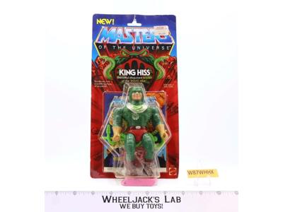 King Hiss Masters of the Universe MOTU 1985 Mattel MOSC SEALED NEW Action