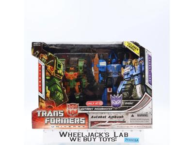 Roadbuster & Dirge Autobot Ambush Transformers Universe Target Hasbro 2008 MISB
