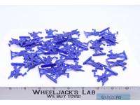 Lot of 37 Blue Roman Soldiers W/ Slingshots 1970s Lucky Products Toy Soldiers