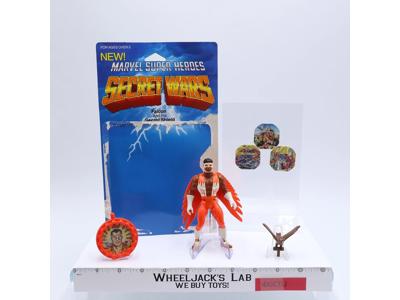 Falcon 100% Complete Secret Wars 1984 Mattel Marvel Super Heroes Figure w/ Card
