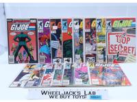 Lot of 15 GI Joe A Real American Hero Comic Books Marvel Comics Vintage 1980s
