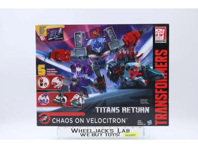 Chaos On Velocitron Transformers Titans Return Generations 2016 Hasbro MIB