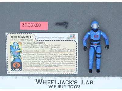 Cobra Commander V1.5 RED CARD BACK Complete G.I. Joe 1983 Hasbro Vintage Figure