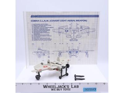 Cobra Claw C.L.A.W. Glider 100% Complete G.I. Joe 1983 Hasbro Vintage Vehicle